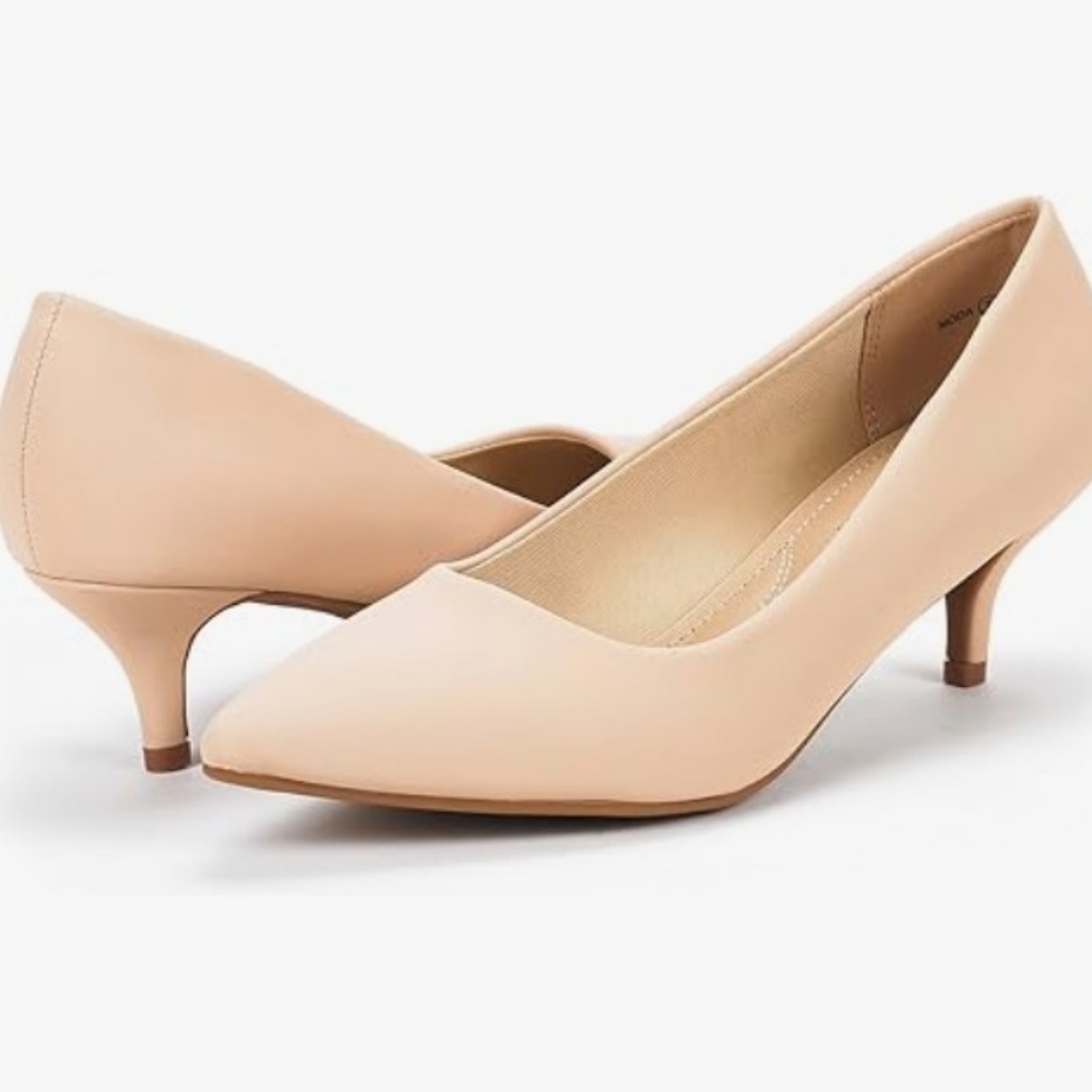 2" Nude Pumps Apricot Color